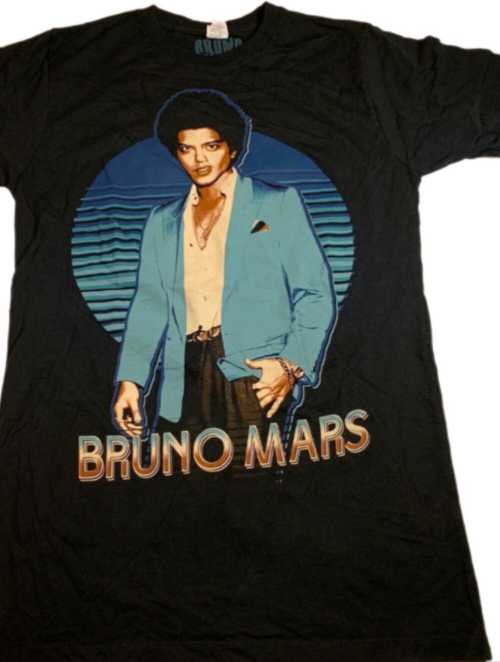 Bruno Mars Vintage Moonshine Jungle Concert Tee Small
